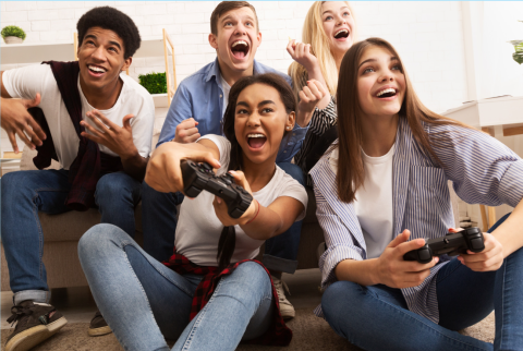 Detroit indoor video game party
